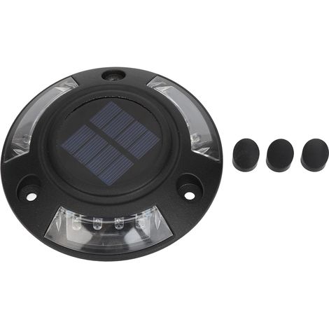 Lampe solaire pour quai 12 LED pour allée, étanche IP68, pour extérieur, 6 V, 1,8 W, bleu