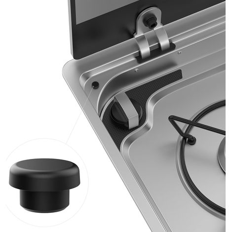 8 x Rubber Cover Caps for Hobs, RV Stove Accessories RV Oven Accessories Rubber Screw Hole Protector Caps (1/5)