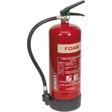 Sealey Foam Fire Extinguisher 6L SFE06