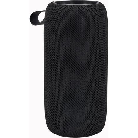 L'Arcolaio Speaker Bluetooth Cilindrico FM Nero/Arancio 8,4x8,4x17,2 cm