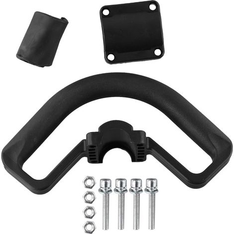 Pour guidon de rechange 26 mm, kit de montage en plastique robuste avec poignée ergonomique en éponge, 2 manchons et 4 vis inclus (1/5)