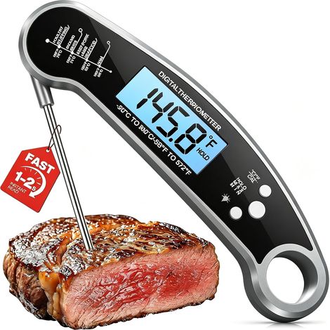 Thermomètre de Cuisine, Thermomètre à Viande, Thermomètre Barbecue (1/5)