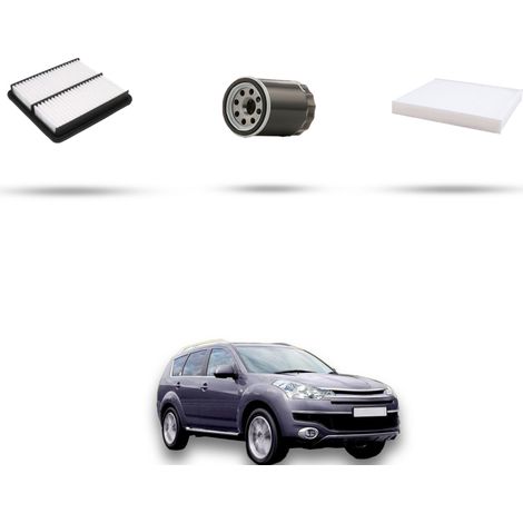 Kit tagliando 3 filtri compatibile con Citroen C-Crosser 2.4 16V 125KW dal 2007 (1/4)