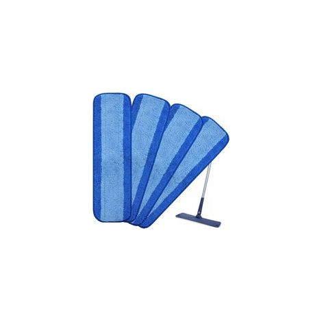 4 piezas adecuadas para paños de limpieza de fibra Bona Bona: almohadillas de limpieza, almohadillas para quitar el polvo, toallitas de limpieza planas para uso en seco y húmedo.