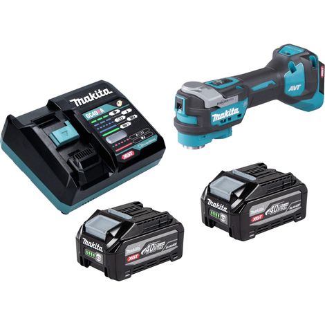 Makita TM 001 GU201 Akku Multifunktionswerkzeug 40 V max. Starlock Max Brushless + 2x Akku 4,0 Ah + Ladegerät (1/5)
