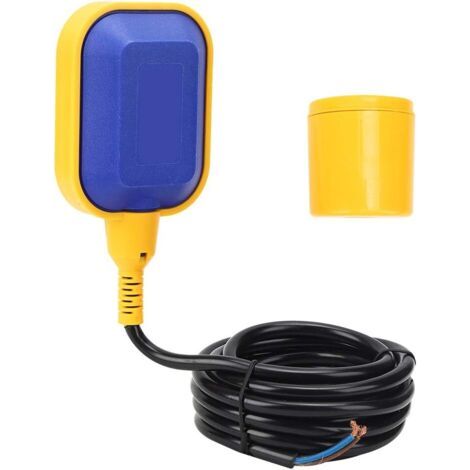 QORVA-Capteur de Flotteur Pompe de Contrôle du Niveau d'eau Interrupteur de Niveau d'eau Câble Automatique avec Fil de Cuivre de Haute pureté (4M) (1/4)