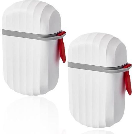 2PCS Boîte à Savon de Voyage Portable, Boite Savon Plastique, Boîte de Savon avec Couvercle, Porte-Savon avec égouttoir pour Voyage (1/4)