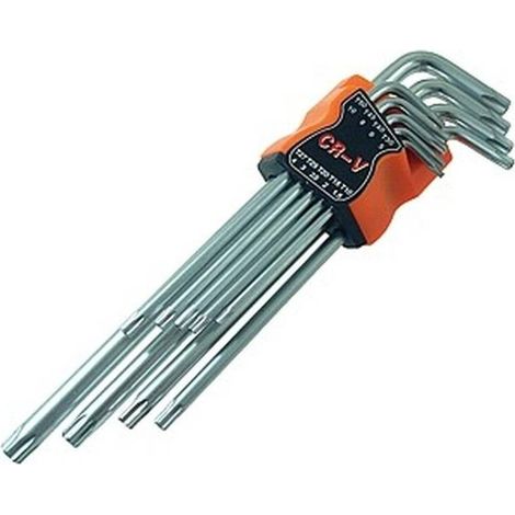 Clé Torx Longue 9x - Jeu de 10 à 50 - Acier - Précision et durabilité - Usage Professionnel - Beast