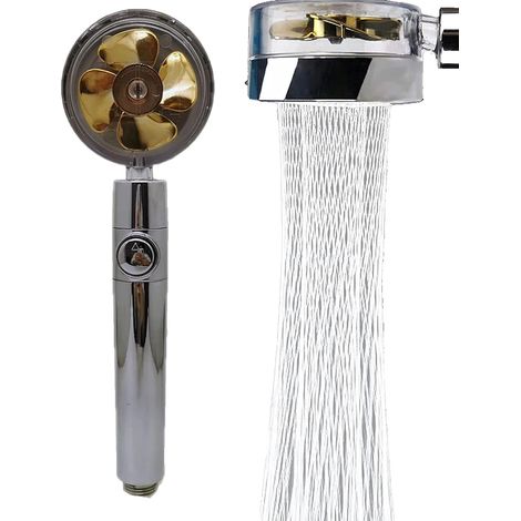 ZOLGINAH 1 Pièce Pommeau de douche à hélice à réglage haute pression multicolore pour enfants (jaune) (1/5)