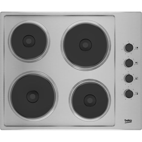 Beko HIGE64100X. Colore del prodotto: Acciaio inox, Posizionamento dell'apparecchio: Da incasso, Dimensione della larghezza del piano cottura: 61 cm. Tipo di controllo: Manopola, Posizione di contr... (1/6)