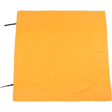 Orangefarbene Notfall-Feuerlöschdecke, flammhemmende Sicherheits-Feuerlöschdecke für Hotels, 1,5 x 1,5 m (1/5)
