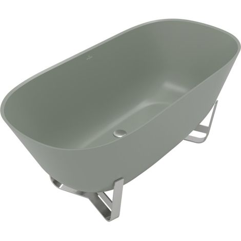 VB Baignoire Antheus 1550x750x632mm Autoportante Vert Matin