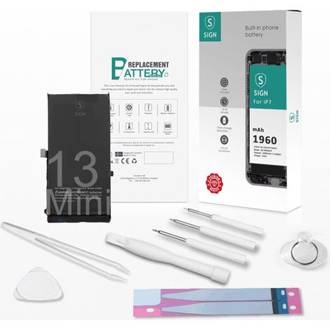 Kit completo di sostituzione della batteria SiGN - iPhone 13 Mini