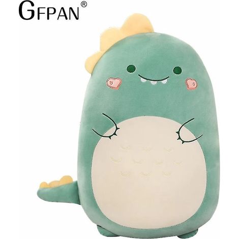 Kawaii Plüschkissen in Form eines Shiba Inu-Dinosauriers, 45 cm, Dinosaurier-Muster – Plüschmaus und -hase – 45 cm