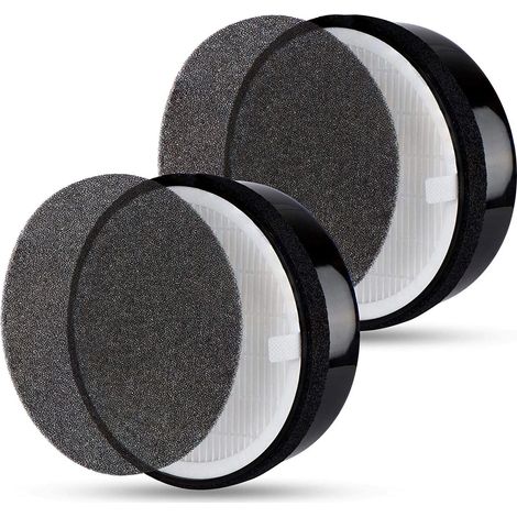 Applicable à Filtre de Remplacement pour Levoit LV-H132 Purificateur d'air HEPA et Filtre à Charbon Actif Set LV-H132-RF (2 pcs) (1/5)
