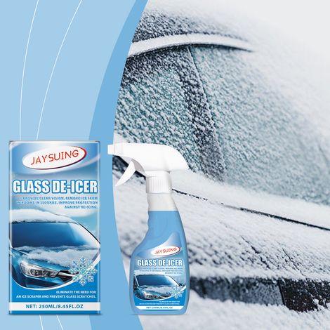 Scheibenenteisungsflüssigkeit für Autoscheiben, milde Formel, einfach anzuwendendes Spray – 250 ml -- DTEKGAZ (1/5)