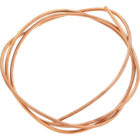 Tube en cuivre souple C1100 T2, 2m, pour climatiseur et réfrigérateur, diamètre extérieur 6mm/ID 5mm (1/5)