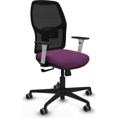 Chaise piqueras y crespo Alfera noir roulettes parquet (1/2)