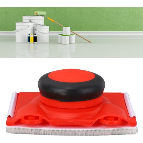 Nouvel outil portatif polyvalent pour le découpage et la séparation des couleurs de la peinture latex, avec brosse éponge floquée interne pour les coins. (1/5)