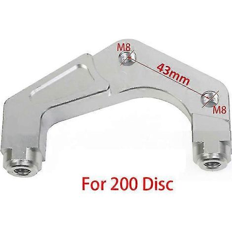 Étrier de frein à disque de moto Rpm Caliper, entraxe 82 mm, universel, pour disque flottant 200 mm/220 mm avec support adaptateur - support A 200 (1/5)