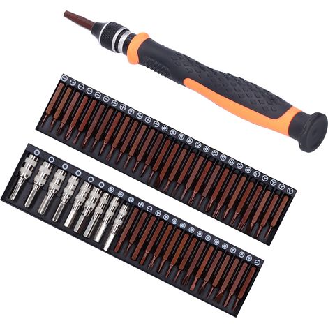 Coffret de 53 tournevis en acier au vanadium-chrome, outil à main avec boîte pour les réparations (1/5)