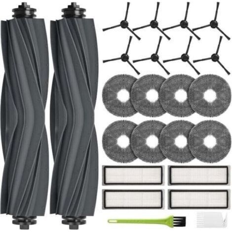 BUNTHAUS Aimoonsa – Kit d'accessoires pour aspirateur Dreame L10s Pro / Ultra – 2 brosses principales – 8 brosses latérales – 4 filtres HEPA – 4 chiffons microfibre (1/4)