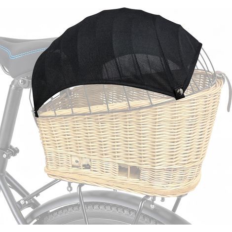 Dog Bike Basket Shade Sail - Dog Shade Sail - Bike Basket and Shopping Basket - Dog Bike Basket Accessory - Breathable Sun Protection (1/5)