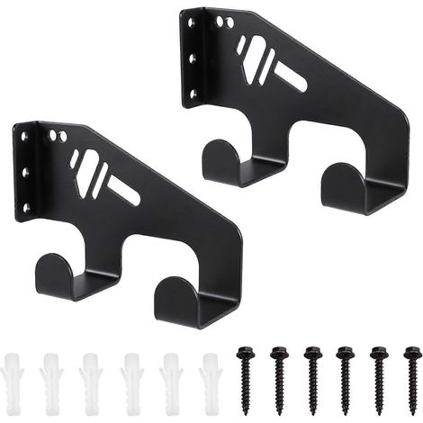 Support mural robuste pour tronçonneuse, idéal pour le rangement dans un garage ou un abri de jardin (2 pièces) (1/5)
