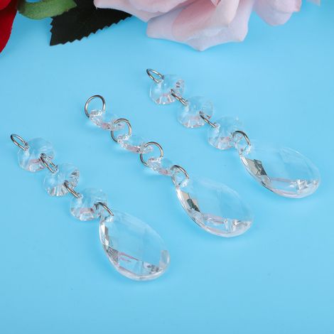 Transparente Acrylkugel als Anhänger zum Aufhängen, zur Dekoration, als Ornament, Accessoire (D) (1/5)
