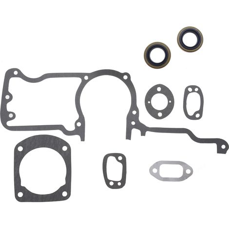 Jardiaffaires – Jeu de joints moteur pour tronçonneuse Husqvarna 61, 66, 266, 268, 272 – Joints de carter, d'embase et d'échappement – Adaptable et de qualité (1/3)