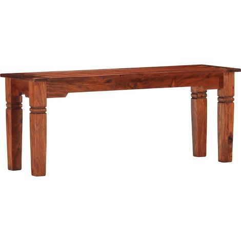vidaXL Banc 110 cm Bois d'acacia solide (1/5)