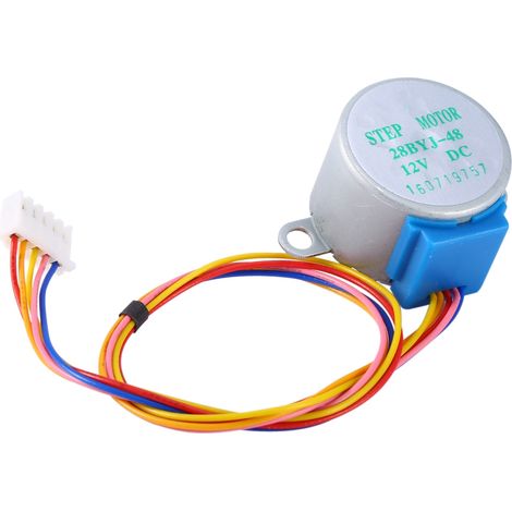1x 12V 4-phase 5-Wire Stepper Motor 28BYJ-48-12V for DIY Project