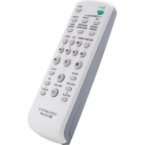 Télécommande audio pour système CD Hi-Fi Sony RM-SC3 RM-SC30 RM-SC50 RM-SC55 MHC-RG29 MHC-RG490S CMT cadmium (1/5)