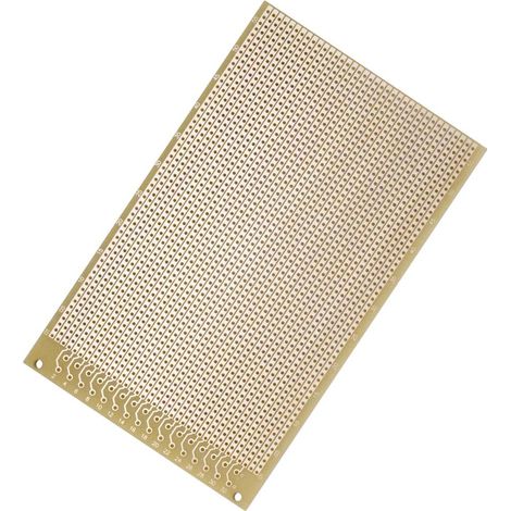 Quadrios 1906SA044 Circuito stampato Carta laminata (L x L) 16 cm x 10 cm 35 µm Passo 2.54 mm Contenuto 1 pz.