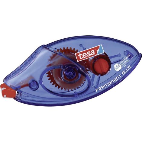 Tesa Roller Pegamento Permanente EcoLogo Rojo 8,4 mm x 8,5 m