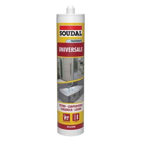 SILICONE UNIVERSALE SOUDAL 280 ml - Bianco - SOUDAL