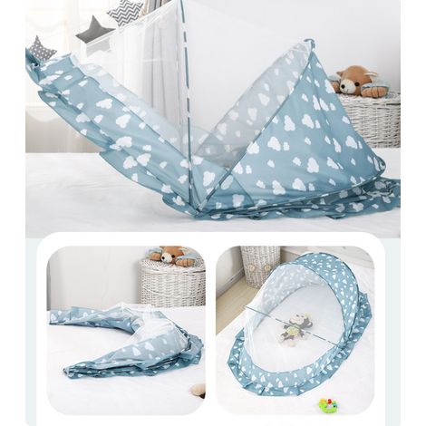 Moustiquaire pour lit bébé 985055cm, housse de protection pour nouveau-né, moustiquaire pliable pour bébé, protection anti-moustiques pour yourte (1/3)