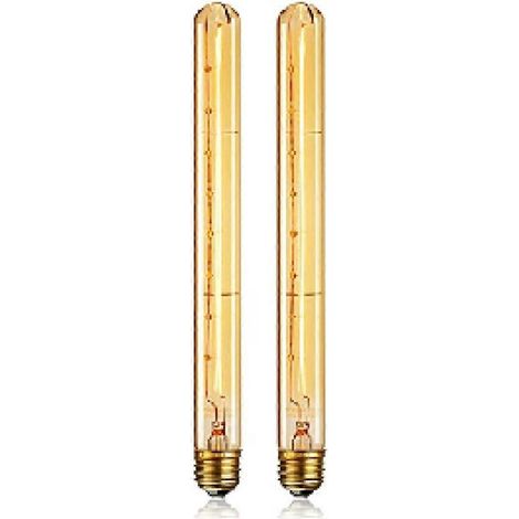 Ampoule tubulaire longue à intensité variable E27 40W style rétro 220V - Lot de 2 (1/5)