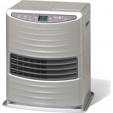Stufa elettronica a combustibile liquido 3 Kw in acciaio 38x30xH43 cm (1/4)