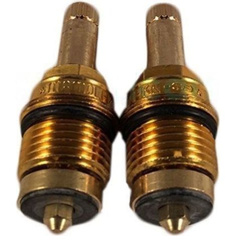 Ricambio coppia vitoni rubinetto da 1/2" asta 23mm Mamoli 3V (1/2)