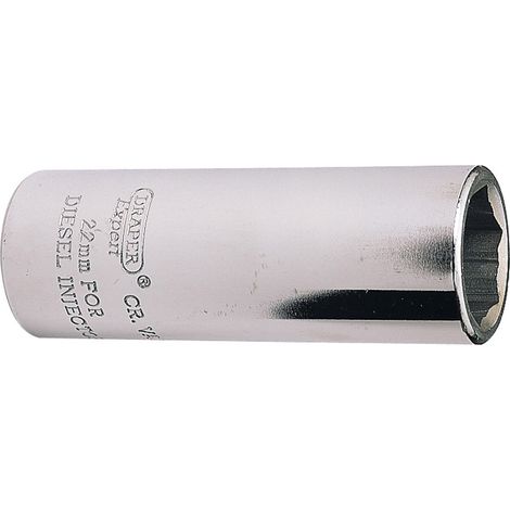 Draper Expert 22mm 1/2 Square Drive Diesel Injector Socket (39046) (1/5)