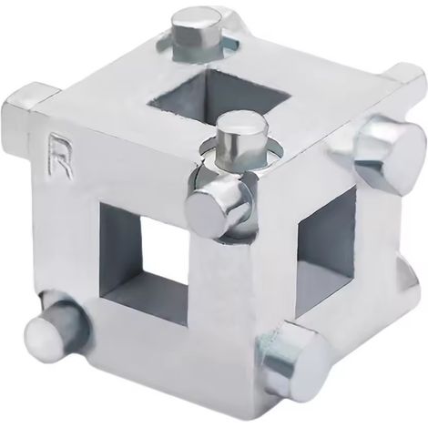 BEBUSINGOTO Werkzeug zum Bremsbelagwechsel, Multifunktionswerkzeug zur Einstellung der Scheibenbremsluftpumpe, 3/8"-Bremszylindereinsteller (1/4)