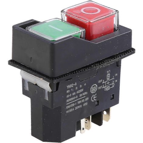 Boîtier électrique étanche IP55 pour boutons-poussoirs magnétiques antidéflagrants 28A (220V). (1/5)