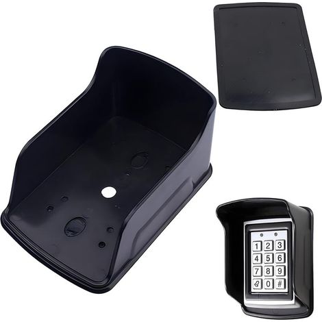 GDHZS- Couvercle étanche pour Bouton,1 pcs Contrôleur de Protection Contre la Pluie,Couverture de Sonnette de Sonnette,Couvercle de Sonnette,pour CaméRa VidéO, Carillon Bouton, Sonnette sans Fil Anne (1/5)