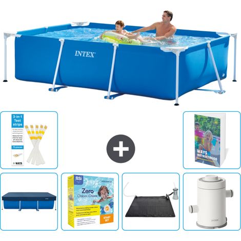 Rechteckiger Frame Pool - 260x160x65 cm - 7-teilig S103