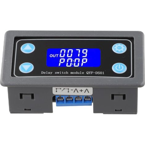 Module relais temporisé numérique 12 V CC avec écran LCD (1/5)