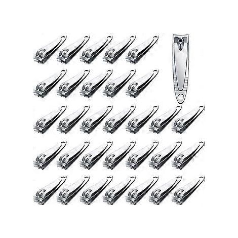 Coupe-ongles droit en acier inoxydable de qualité, coupe nette et précise grâce à sa pointe qui facilite l'utilisation, matériau durable pour une précision longue durée, rainuré