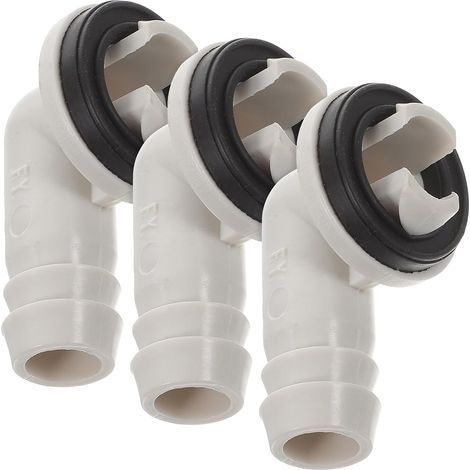 Juego de 3 accesorios para manguera de escape de aire acondicionado, adaptador para aire acondicionado de ventana, adaptador de drenaje de condensado y codos para aire acondicionado. (1/5)