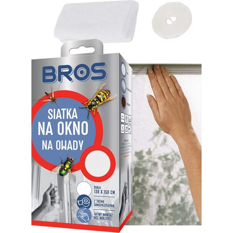 Mosquitera blanca para puerta, 140x220 cm. (1/3)