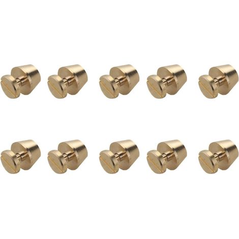 de 10 rivets en cuivre pour loisirs créatifs tête bombée